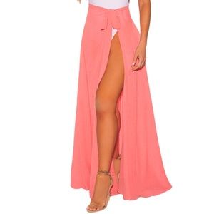 Salmon Swim suit Cover Up